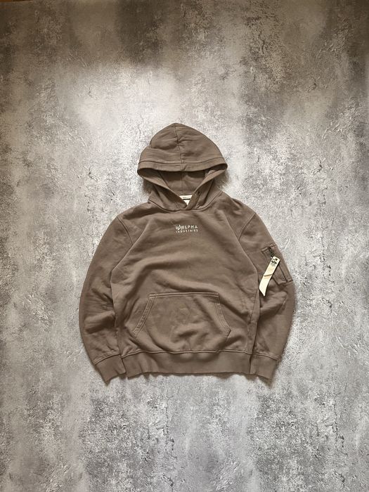 Коричневе Худі від Alpha Industries Casual