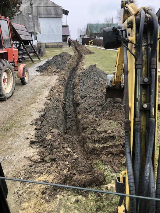 Послуги міні екскаватора, екскаватор