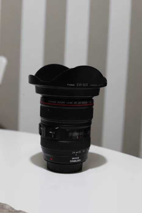 Lente Canon EF 24-105 f/4L IS USM excelente estado + bolsa