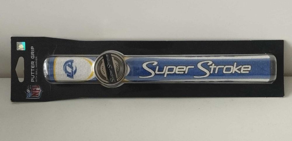 Grip Golfe Putter SuperStroke NFL LA RAMS - (c/ marcador de bola) NOVO