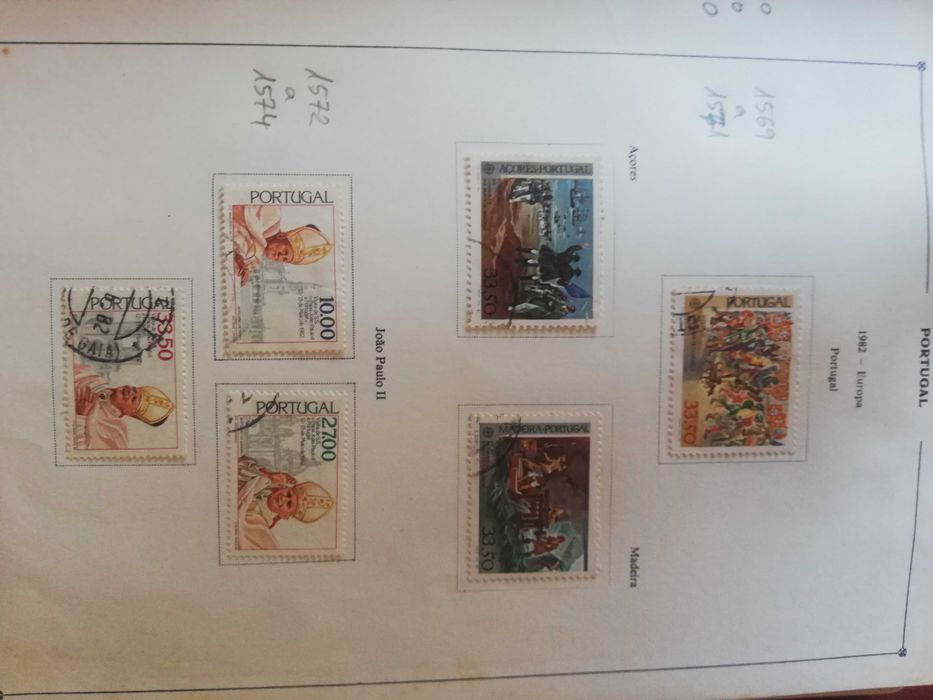 Coleção de selos portugueses
