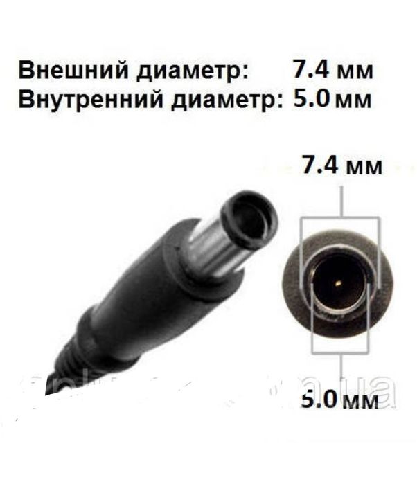 Блок живлення для ноутбука Dell 19.5 V 4.62 A 90 W 7.4x5.0 мм