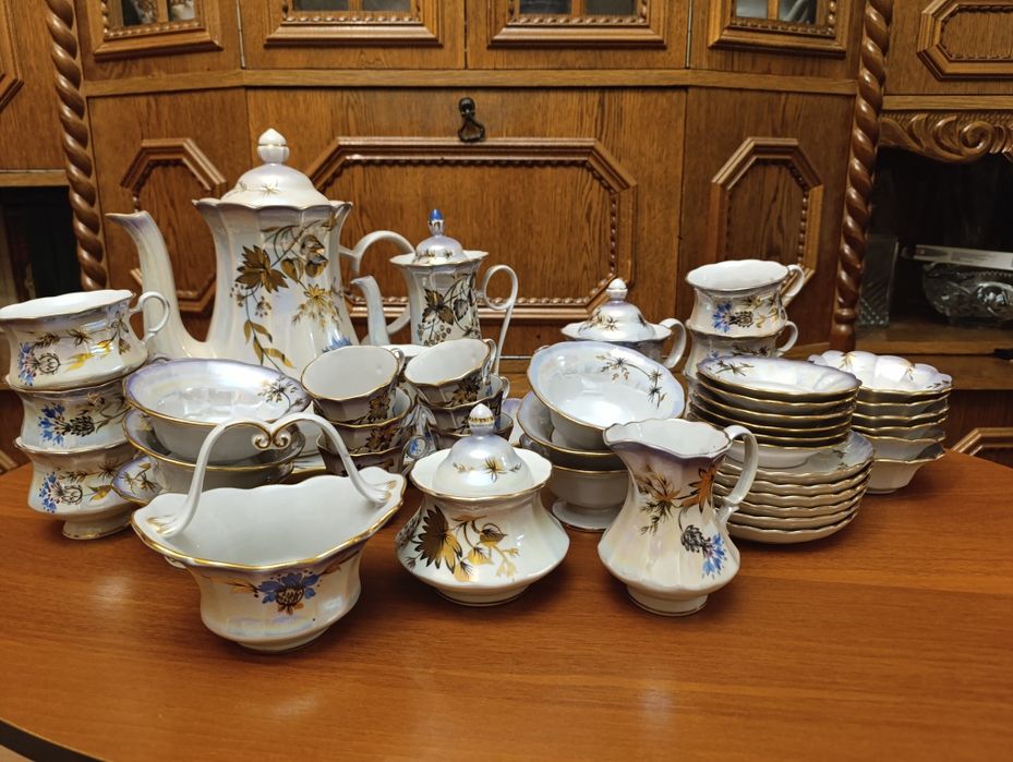 Кавово-чайний сервіз порцеляновий