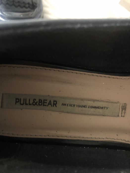 Sapatos preto marca pull&bear tamanho 37