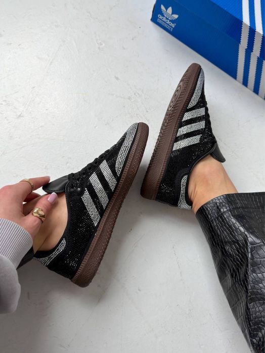 НОВИНКА‼️36-41 Adidas Samba OG Rhinestone Black Spezial Gazelle