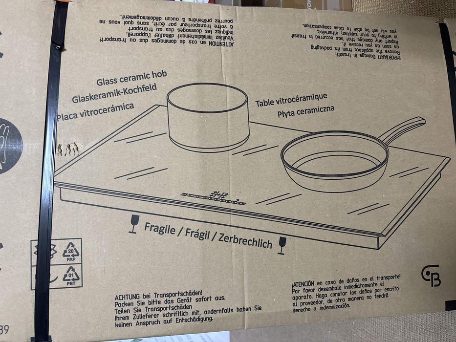 Placa Inducao 90cm Siemens EH975MV17E (vidro estalado)