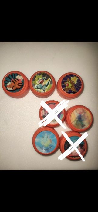 Wymienię nakrętki Mirinda Pokemon