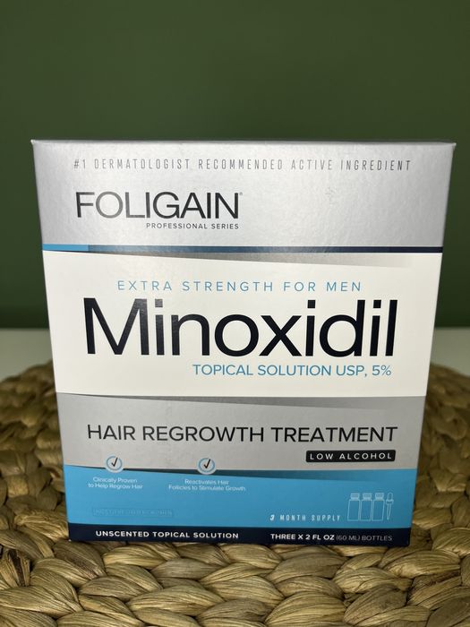 Minoxidil crescimento de barba e cabelo