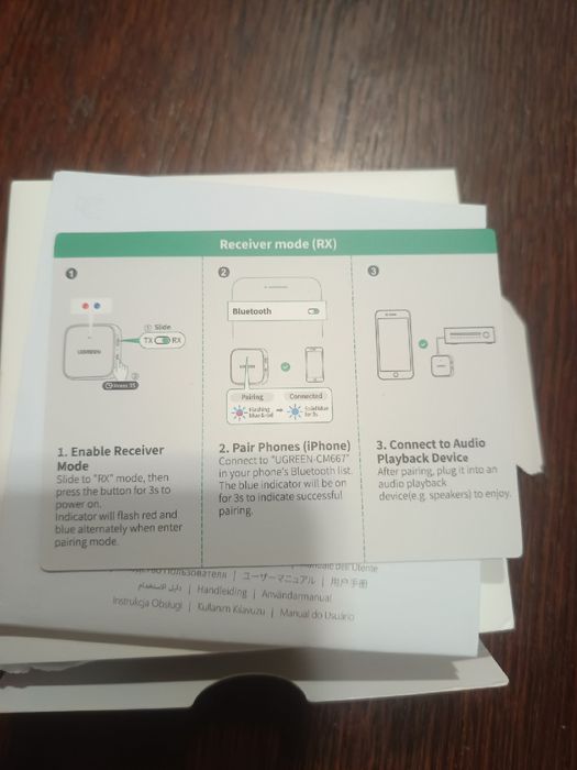 UUgreen Bluetooth Audio nadajnik/odbiornik CM667.