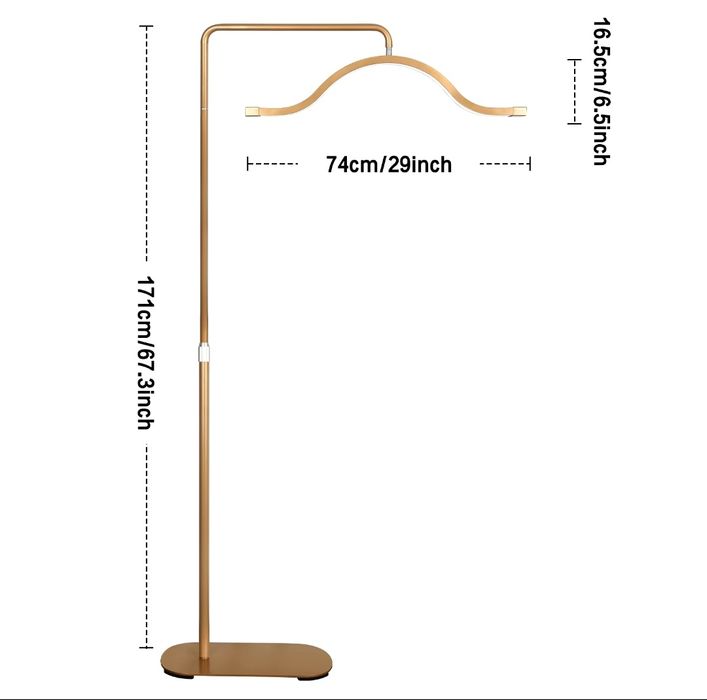 Luz de iluminação meia-lua Salão de beleza Estúdio tatuagem Ft-y13 45w
