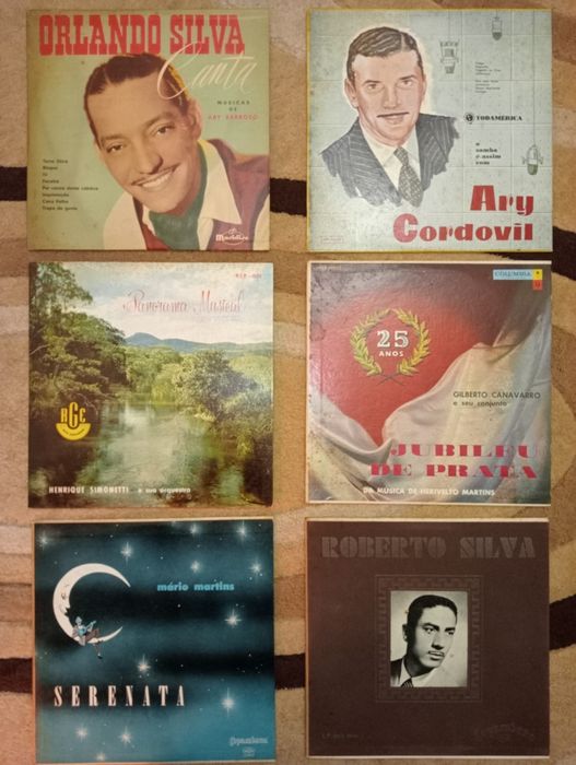 Discos Vinil, Música Brasileira Anos 50,  10" Polegadas (33rpm)