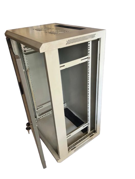 Szafa RACK 19" 18U 90x60x45 - korpus + drzwi szklane