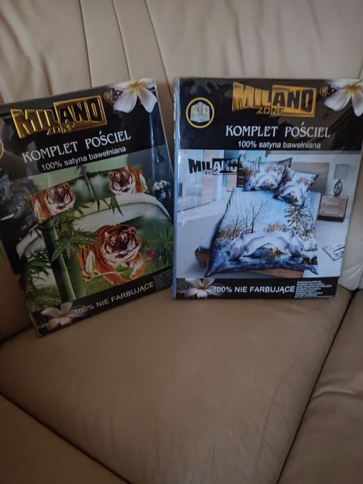 Komplet pościeli 4 częściowy 160x200 Satyna Bawełniana NOWY