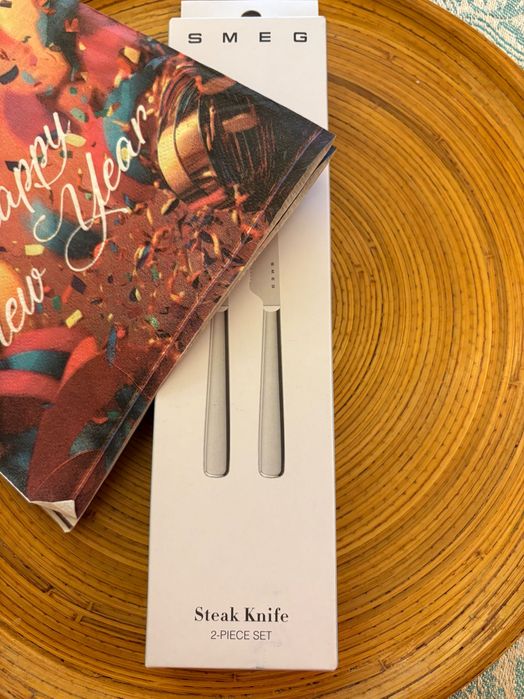 SMEG steak knives novos