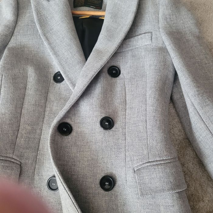 Płaszcz Zara xs szary