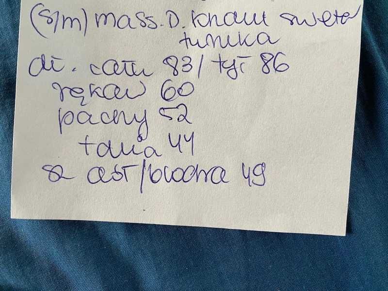 Jedwab kaszmir 36 38 braz khaki sweter tunika sukienka massimo dutti