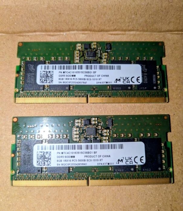 16gb DDR5 5600 mhz (kit 2 x 8gb) Oportunidade