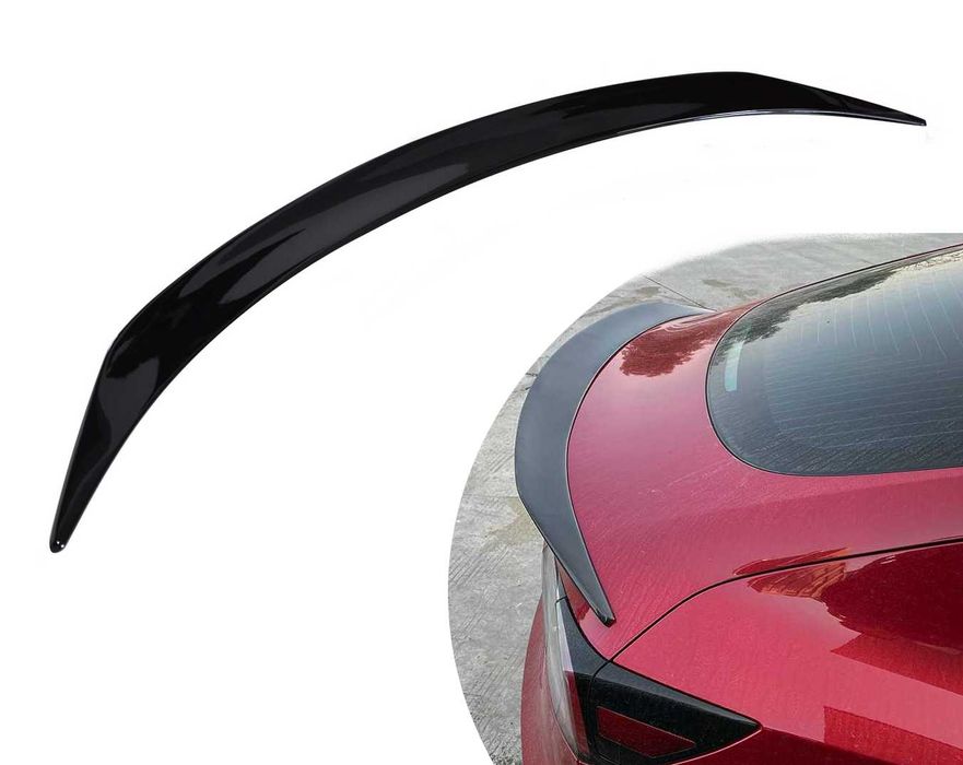 Spoiler lotka na klapę Tesla 3 ATOMIC czarny połysk ABS