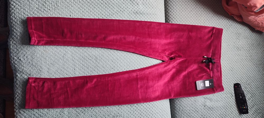 welurowe nowe bordo/róż S/36