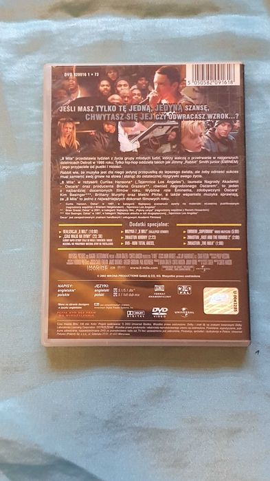 8 Mila   DVD Biograficzny,Muzyczny