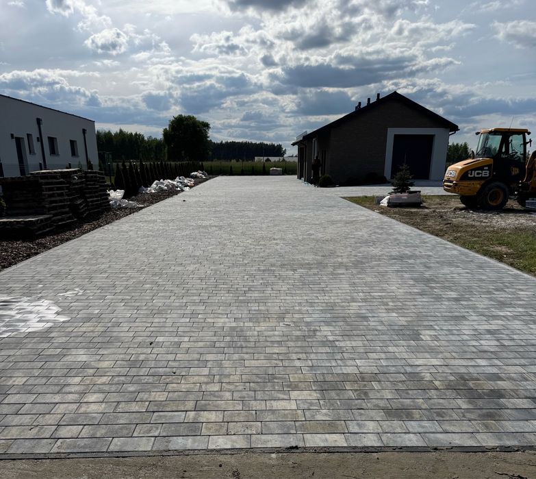 Układanie kostki brukowej i granitowej