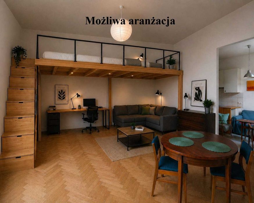 jednopokojowe z opcją dwóch pokoi, widok na Wawel