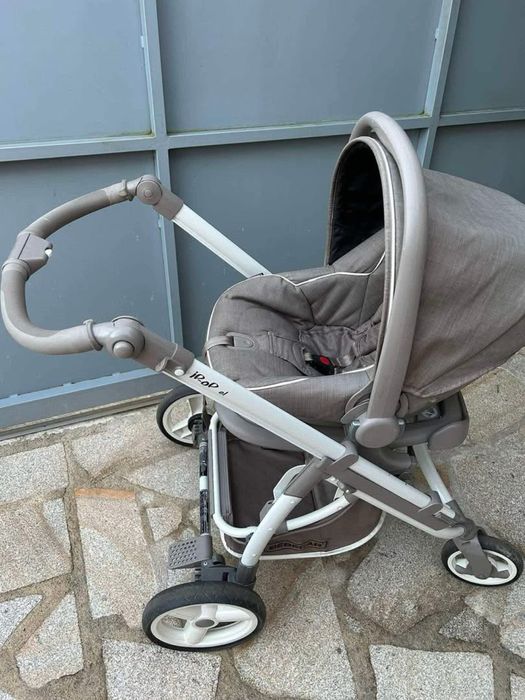 Carrinho de bebé trio bebécar com isofix e acessórios