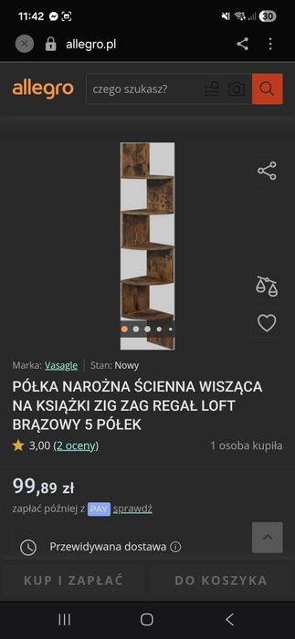 Komoda z półkami i stolem