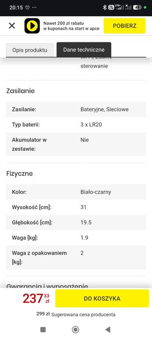 Miska dla psa/kota automatyczna