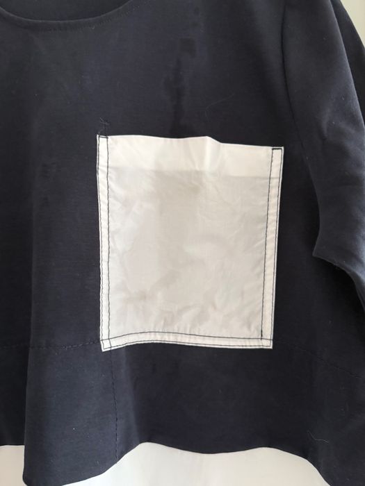 Granatowa bluzka cos