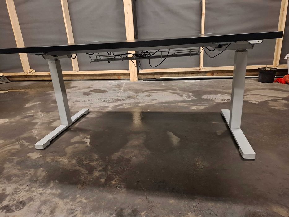 Biurko czarne mdd 80x140