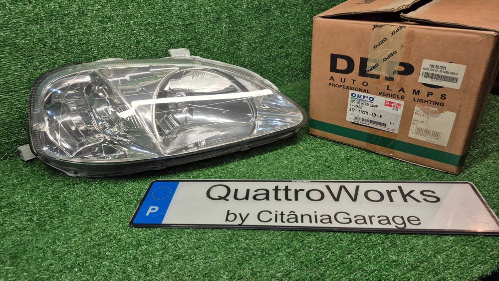 Otica Farol Direito Honda Civic VI Fastback Aerodeck 1994 a 2001 Ref. 217-1127R-LD-E NOVO DEPO