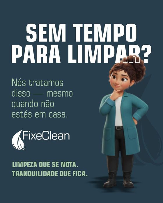 Serviço de limpeza disponível em Lisboa.