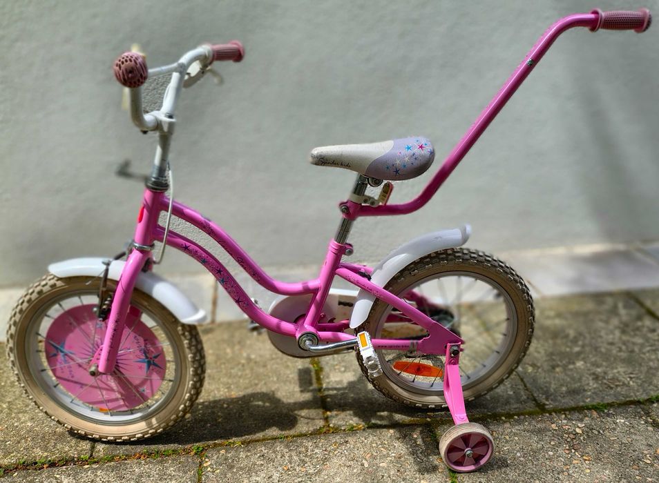 Rower Dziecięcy Różowy 16" Używany Stan Bardzo Dobry