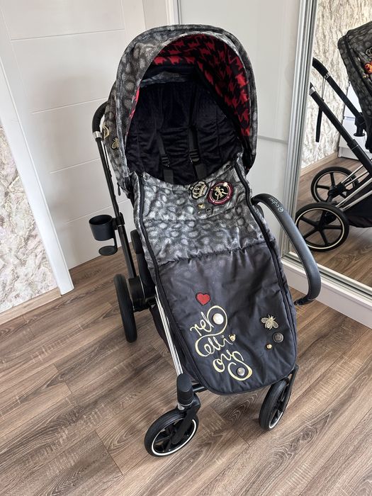 Візочок Cybex Priam lux 2в1 Rebellious коляска сайбекс пріам футмуф