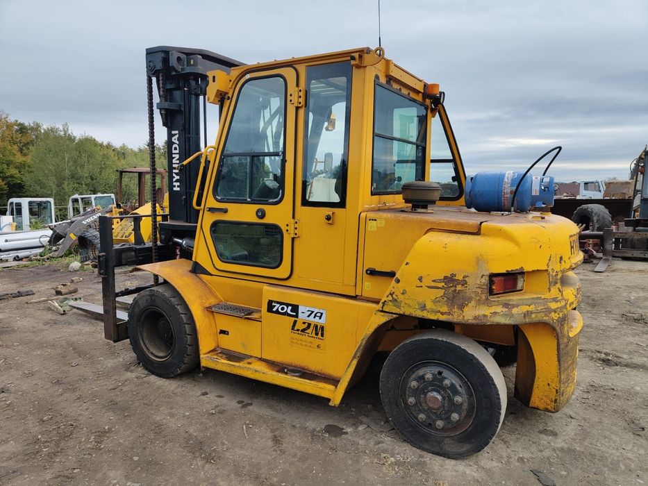 Hyundai Wózek widłowy HYUNDAI 70L-7A LPG Udźwig 7 ton 2020 r. Przesuw Boczny  Wózek widłowy HYUNDAI 70L-7A LPG Udźwig 7 ton 2020 r. Przesuw Boczny