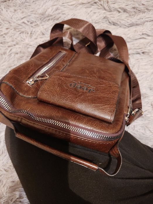 Сумка - планшетка мужская через плечо