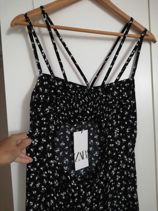 Vestido de alças, 100% algodão