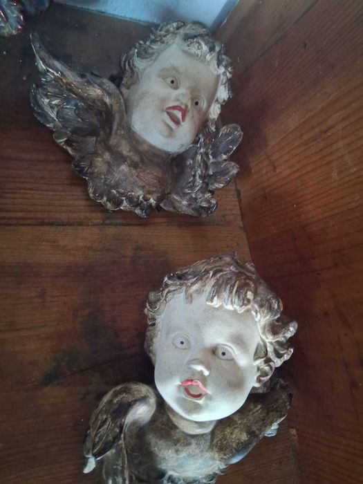Anjos decorativos de parede