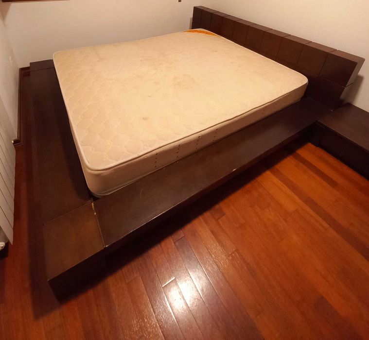King size double bed with mattress
