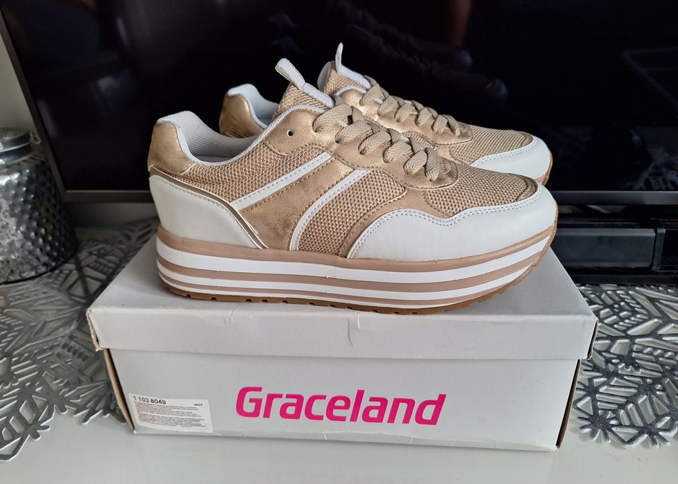 Nowe buty sportowe sneakersy Graceland rozm.37