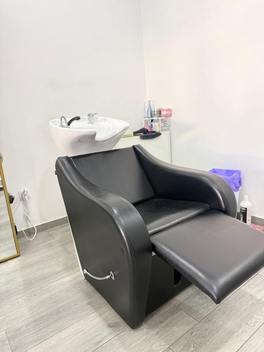 Rampa de lavagem cabeleireira