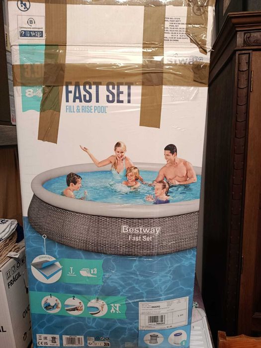 Piscina bestway fast set 3.96x84cm