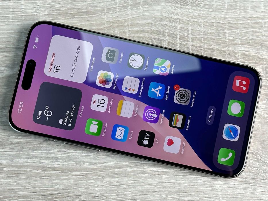 Apple iPhone 15 Pro Max - 256GB - Natural Titanium Neverlock ІДЕАЛ №60