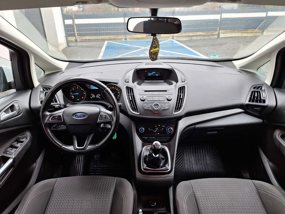 Ford C-MAX LIFT 2015r. 1.5TDCI Klimatyzacja, Alu 16", SERWIS, ŚLICZNY!