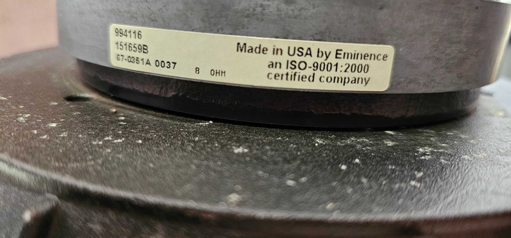 динамічні головки Eminence Kappa Pro-15A