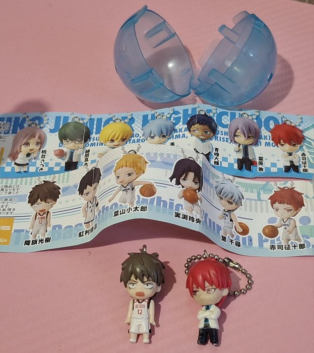 Kolekcjonerskie figurki breloki Kuroko no Basuke anime manga