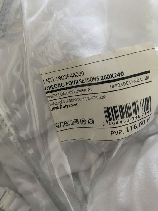 Edredao 2,60 x 2,40 da marca 4 seasons