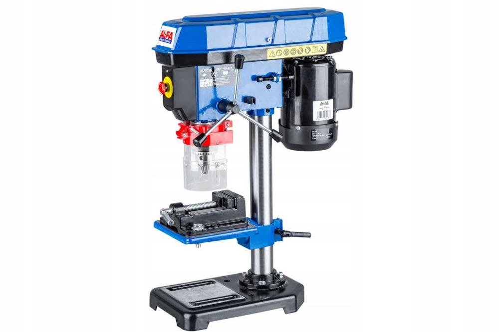 Mocna Wiertarka Frezarka Stołowa Słupowa Kolumnowa + Imadło - OKAZJA