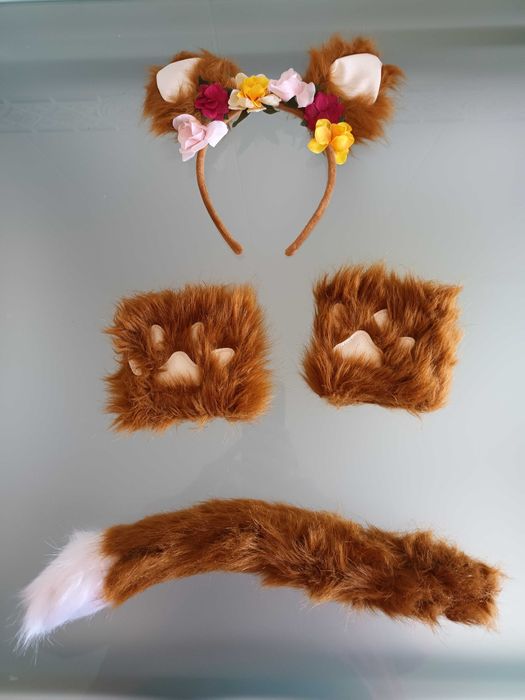 Mascara raposa criança